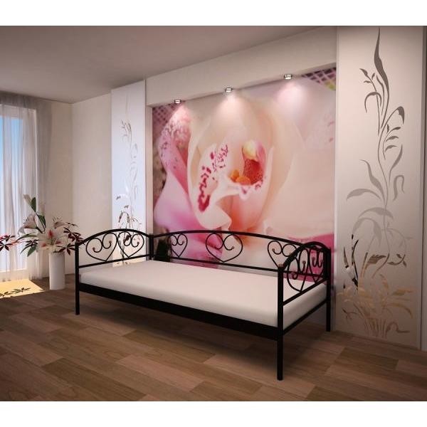 

Кровать Darina Lux Метакам 140х200 см. Черный