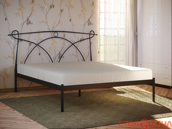 

Кровать Florence-1 Метакам 120х190 см. Черный