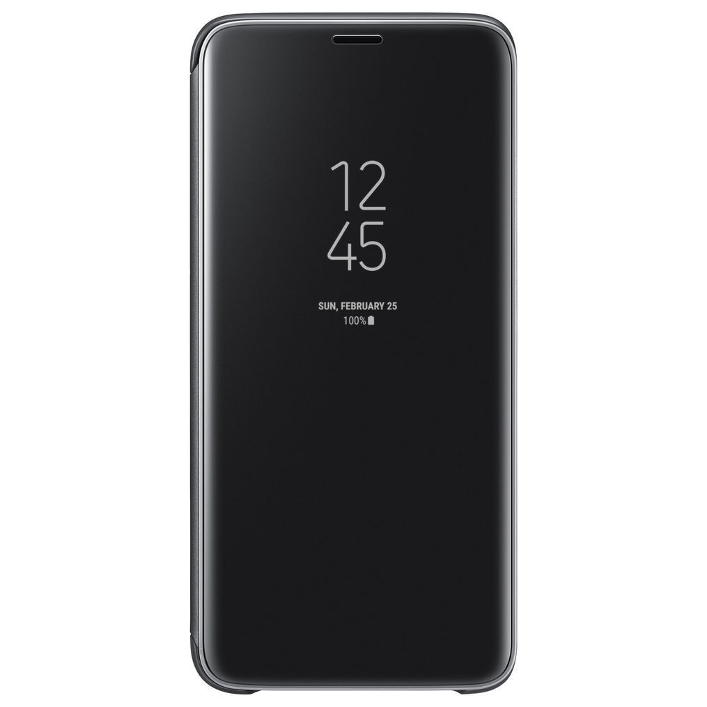 

Оригинальный защитный смарт Чехол книжка Clear View Standing Cover (S-view Flip) для Samsung Galaxy S9 (G960) EF-ZG960CBEGRU - Black