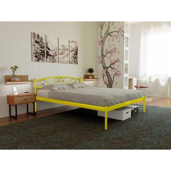 

Кровать Milana-1 Метакам 180х190 см. Желтый