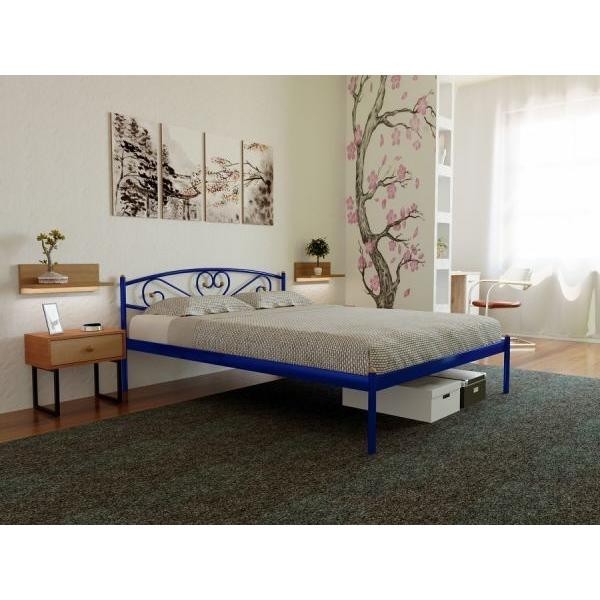 

Кровать Milana-1 Метакам 80х190 см. Синий