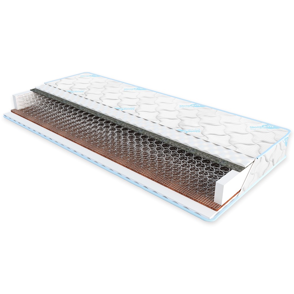 

Ортопедический матрас ЕММ Sleep&Fly Classic 2 в 1 kokos (жаккард) 120x200 см