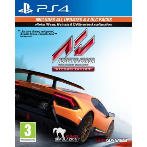 

Assetto Corsa Ultimate Edition (PS4, русские субтитры)