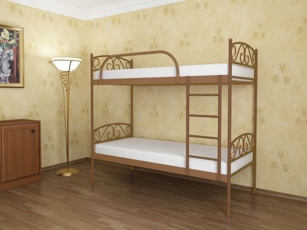 

Двухъярусная кровать Verona Duo Метакам 90х200 см. Коричневый
