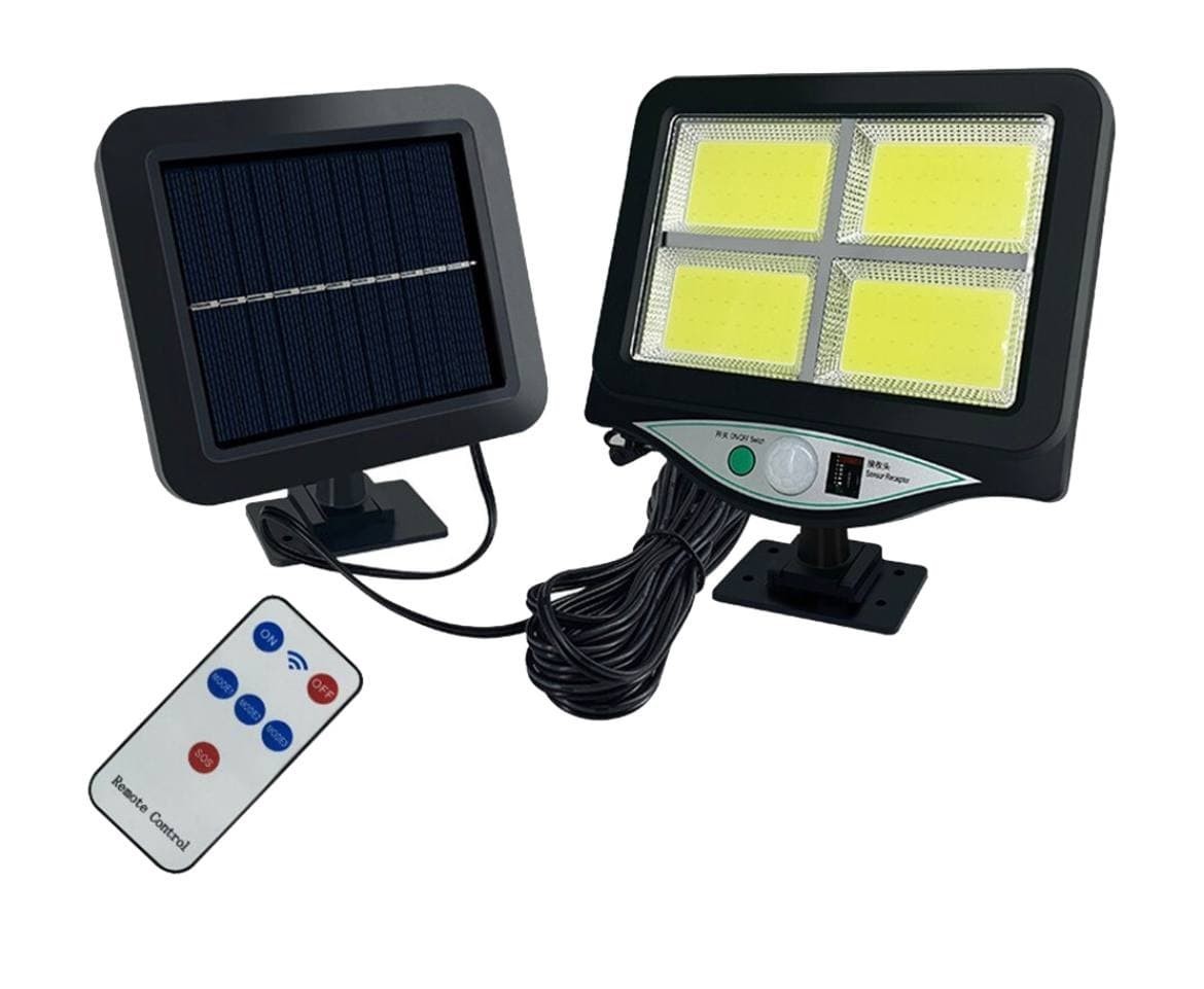

Прожектор Фонарь уличный Solar Sensor на солнечной батарее с датчиком движения и пультом