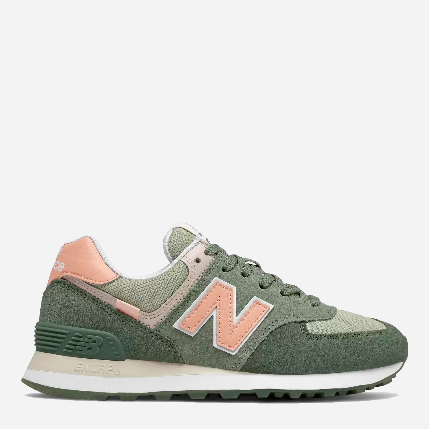 

Кроссовки New Balance 574 Varsity WL574SZ2 39.5 (9) 26 см Хаки с розовым