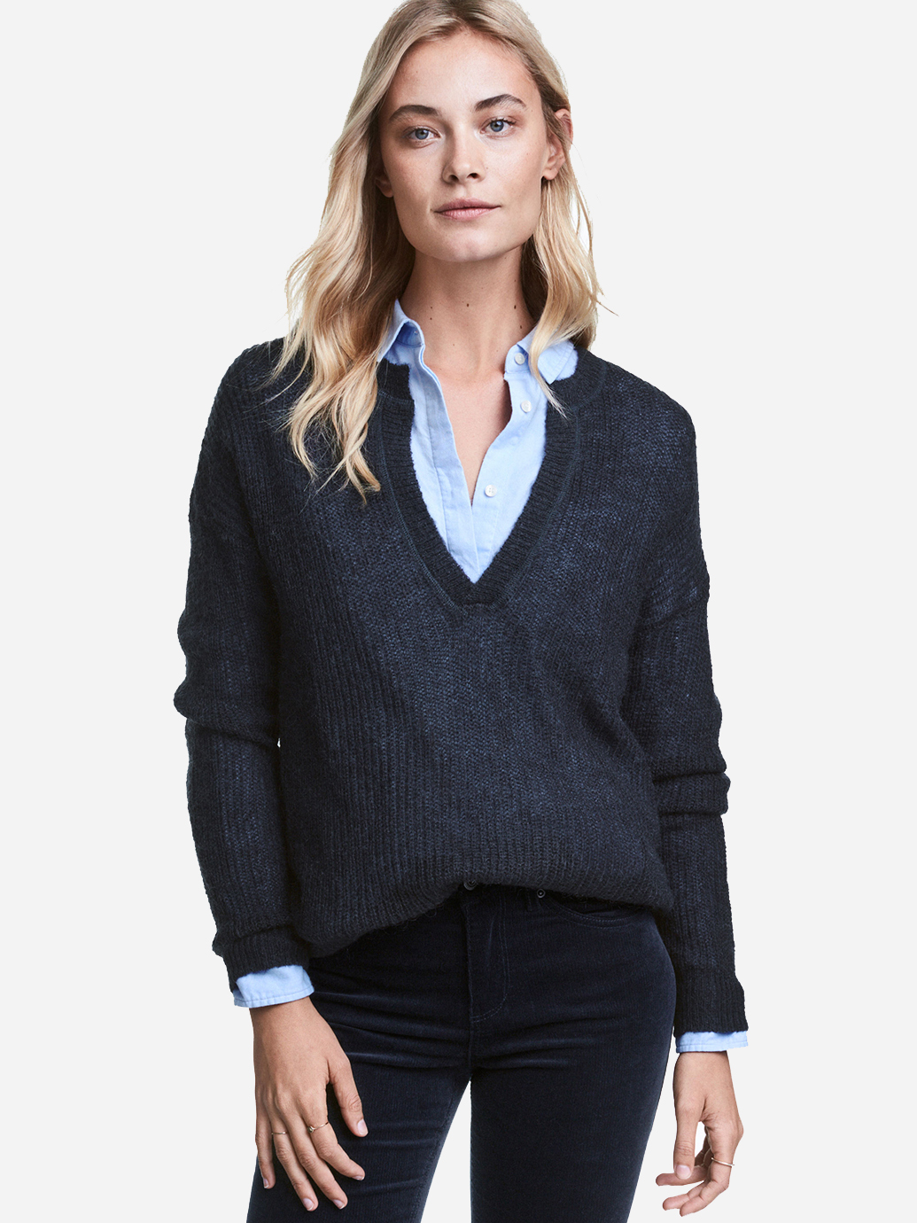 

Джемпер H&M 0435086_темно-синий_02 XS Темно-синий