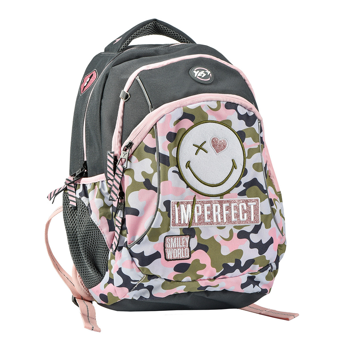 

Рюкзак молодежный YES T-45 "Smiley World" Military girl