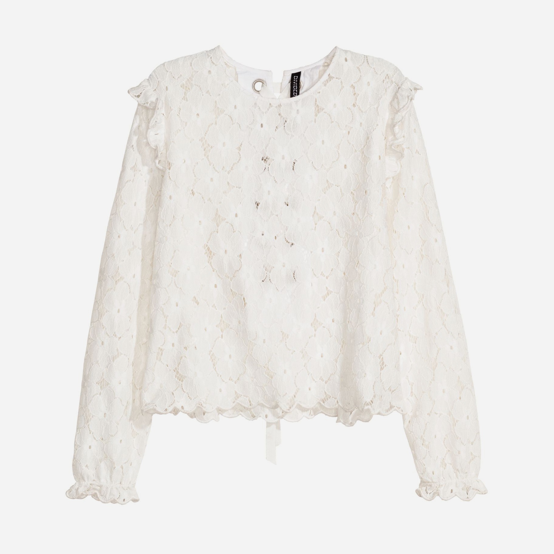 

Блузка H&M Divided 2504-5864187 42 Белая