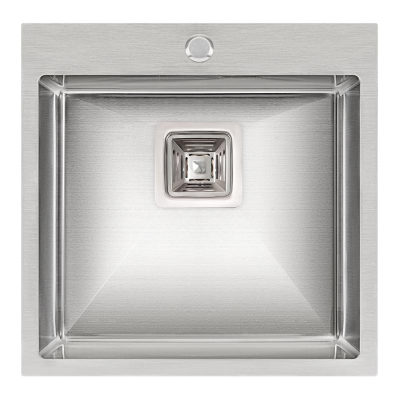 

QT DK5050 2.7/1.0 mm кухонная мойка (интегрированная) Satin