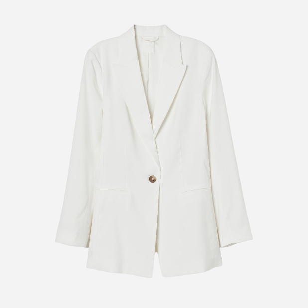 

Пиджак H&M 2504-7708259 46 Белый