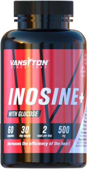 

Био-активная добавка Vansiton INOSINE Plus 60 капсул (4820106591938)