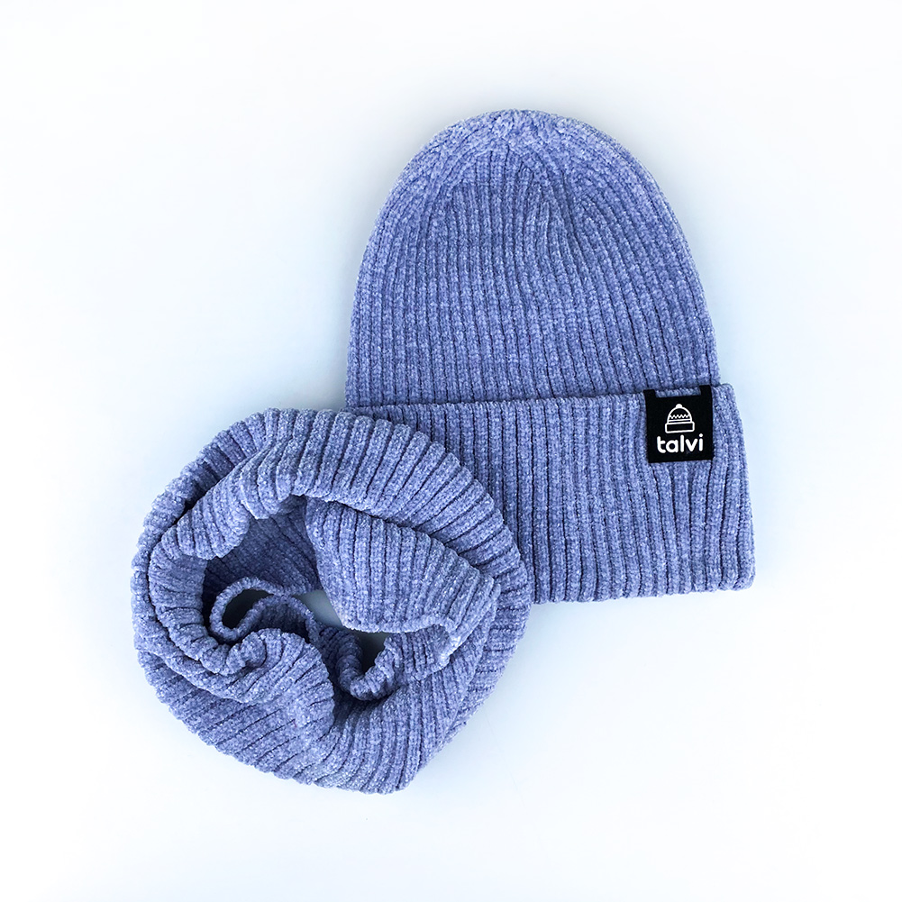 

Комплект Шапка и Хомут Бетани 54-58см 01553 Светло-серый Talvi