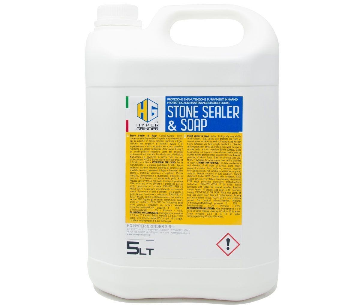 

Моющие средство для регулярной ухода Stone Sealer & Soap 5L HyperGrinder арт0074