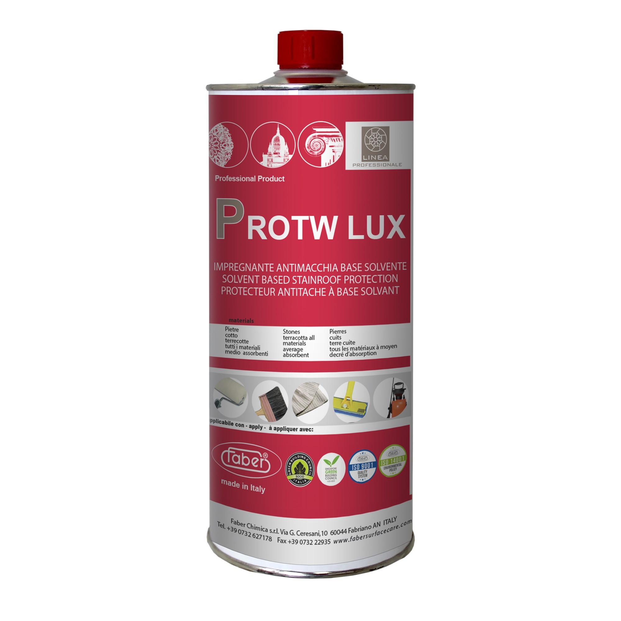 

Защита для камня грязеотталкивающая пропитка Высокоэффективная PROTW LUX 1L арт0057