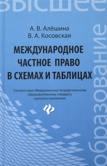 

Международное частное право в схемах и таблицах. Учебное пособие