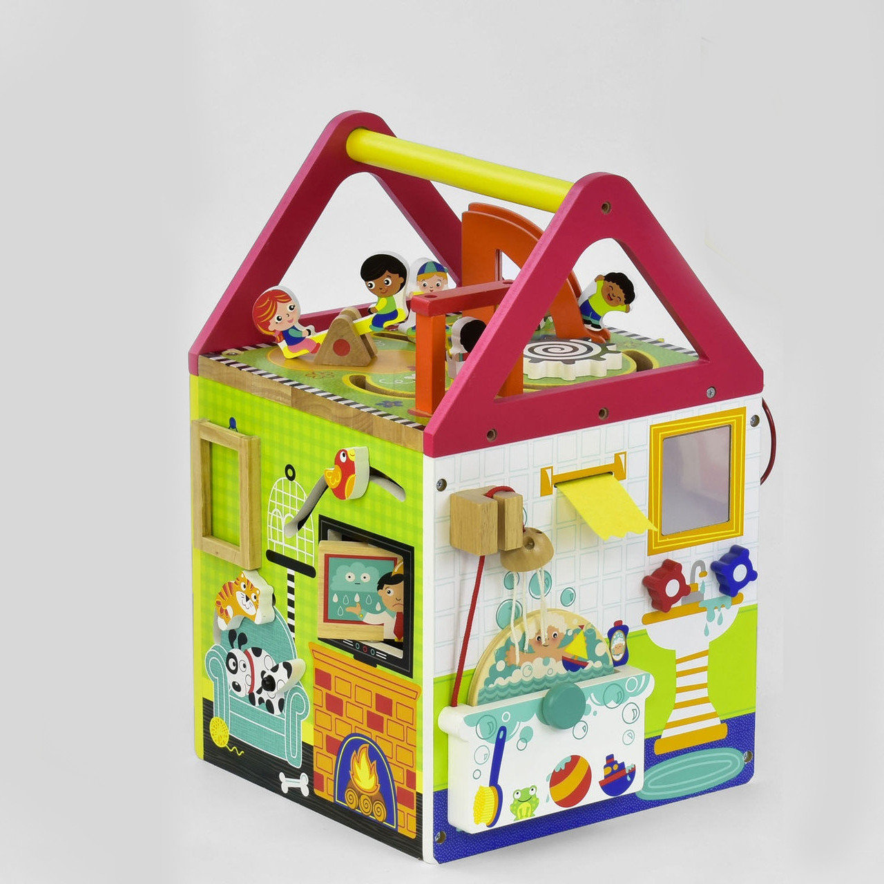 

Логический куб Kidus My 1st house деревянный C 31759