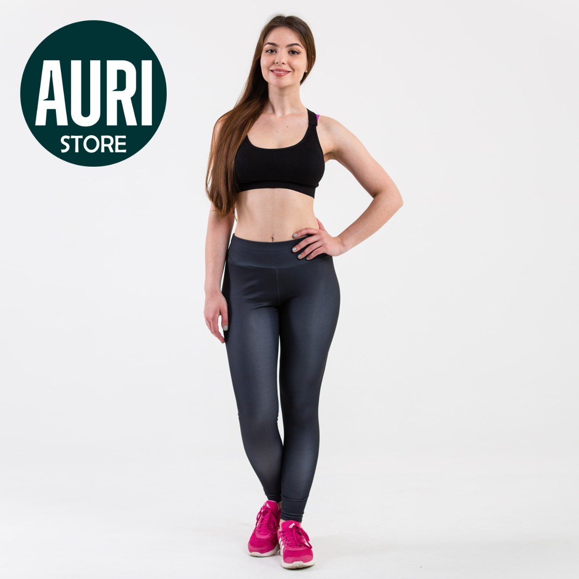 

Спортивные леггинсы LogiFit Bows Чёрные, Спортивные леггинсы LogiFit Bows Чёрные S