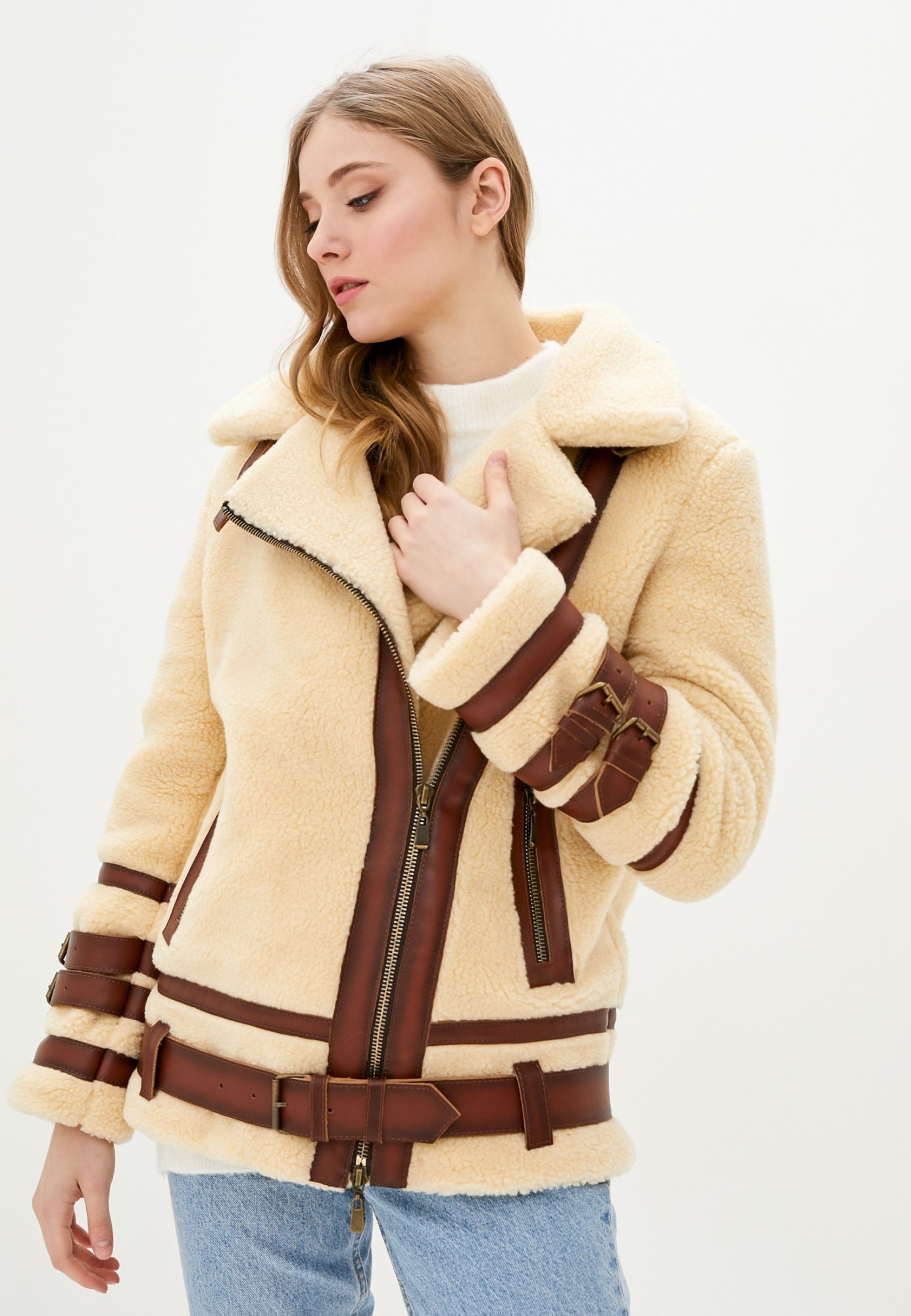 

Экошуба авиатор Lavesta из натуральной овечьей шерсти (Арт. J22-S, Экошуба авиатор Lavesta из натуральной овечьей шерсти (Арт. J22-S) 48