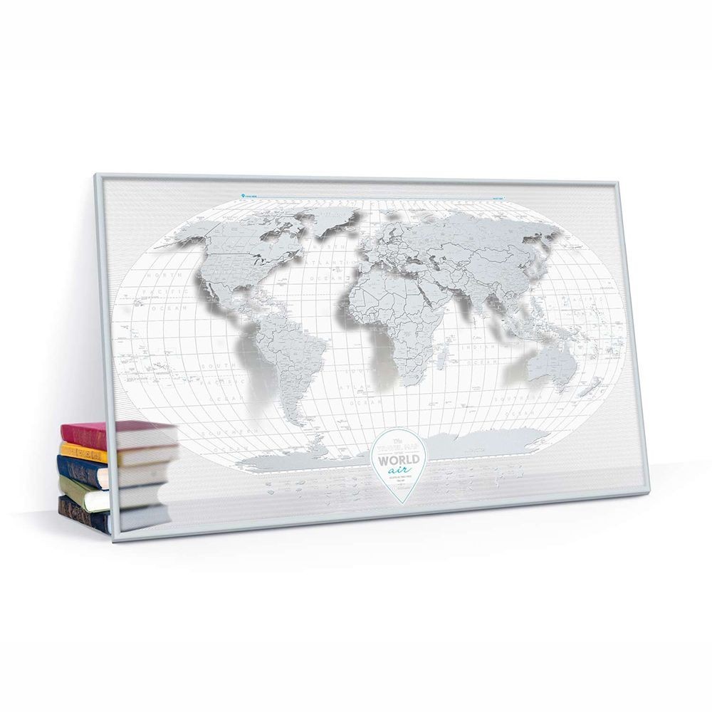 

Прозрачная скретч-карта мира 1DEA.me Travel Map AIR World в раме (105)