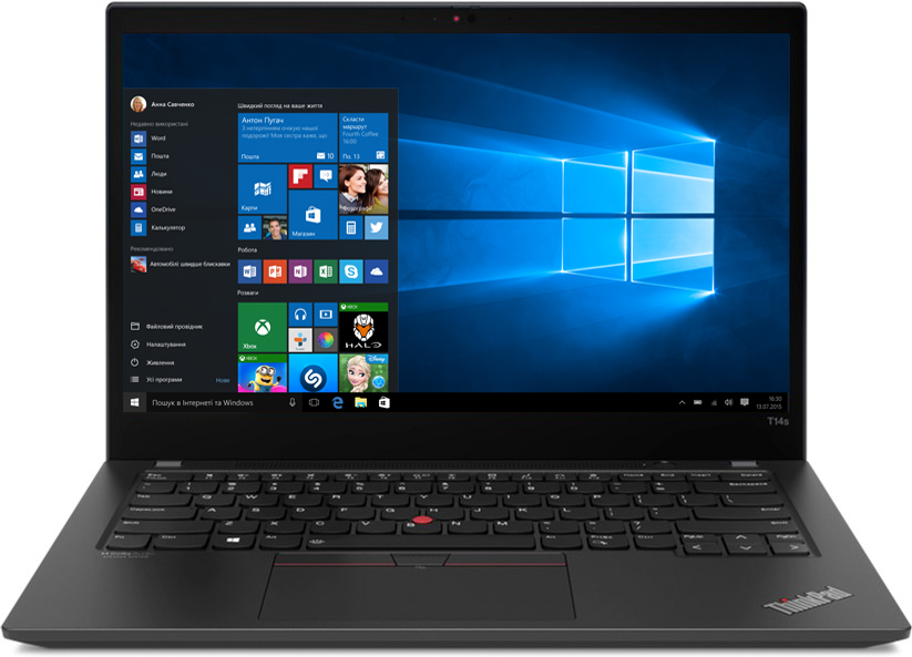 

Ноутбук Lenovo ThinkPad T14s Gen 2 (20WM004ERT) Villi Black