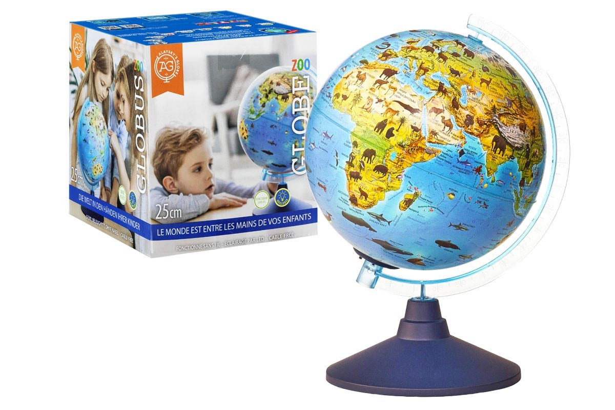 

Интерактивная игрушка Alaysky's Globe с дополненной реальностью Глобус Zoo AG-2534