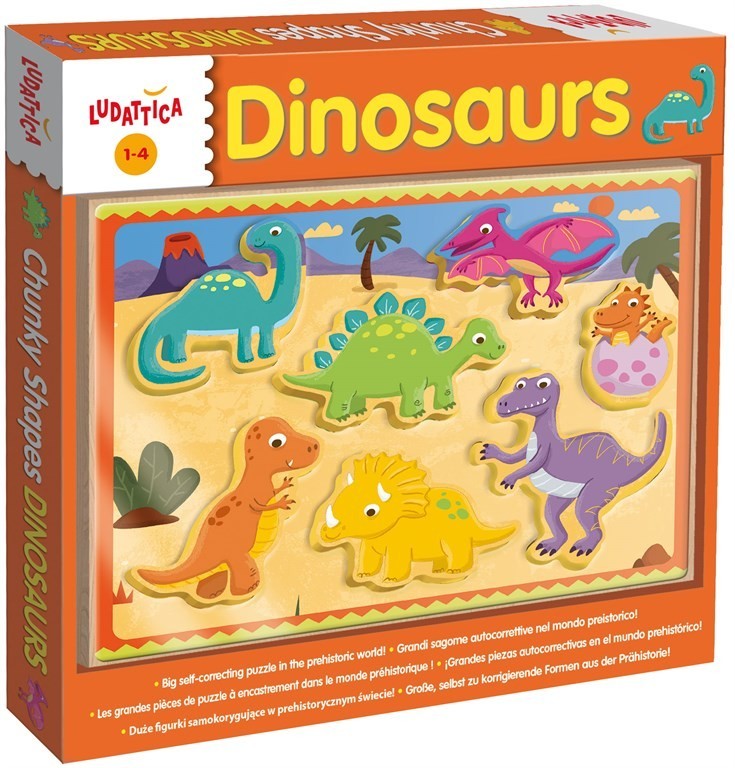 

Игровой набор LISCIANI GIOCHI LUDATTICA деревянный DINOSAURS 49912