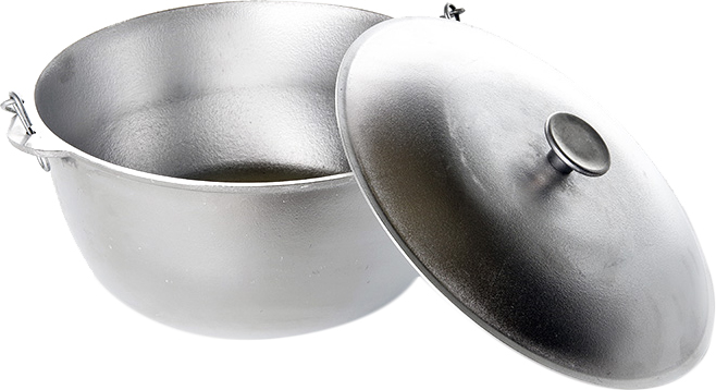 

Казан Сила алюминиевый с крышкой и скобкой 6 л 260 мм (960451)