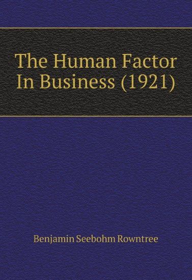 

The Human Factor In Business (1921)