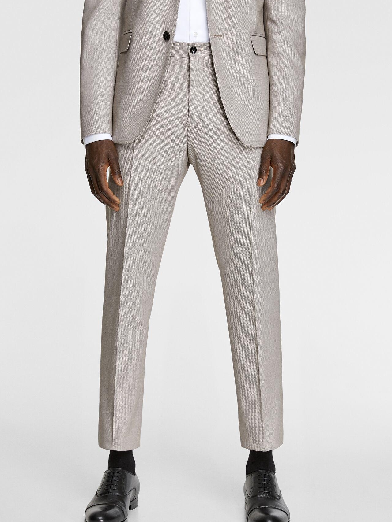

Брюки Zara 5589/640/711-ACTQ 48 Бежевые