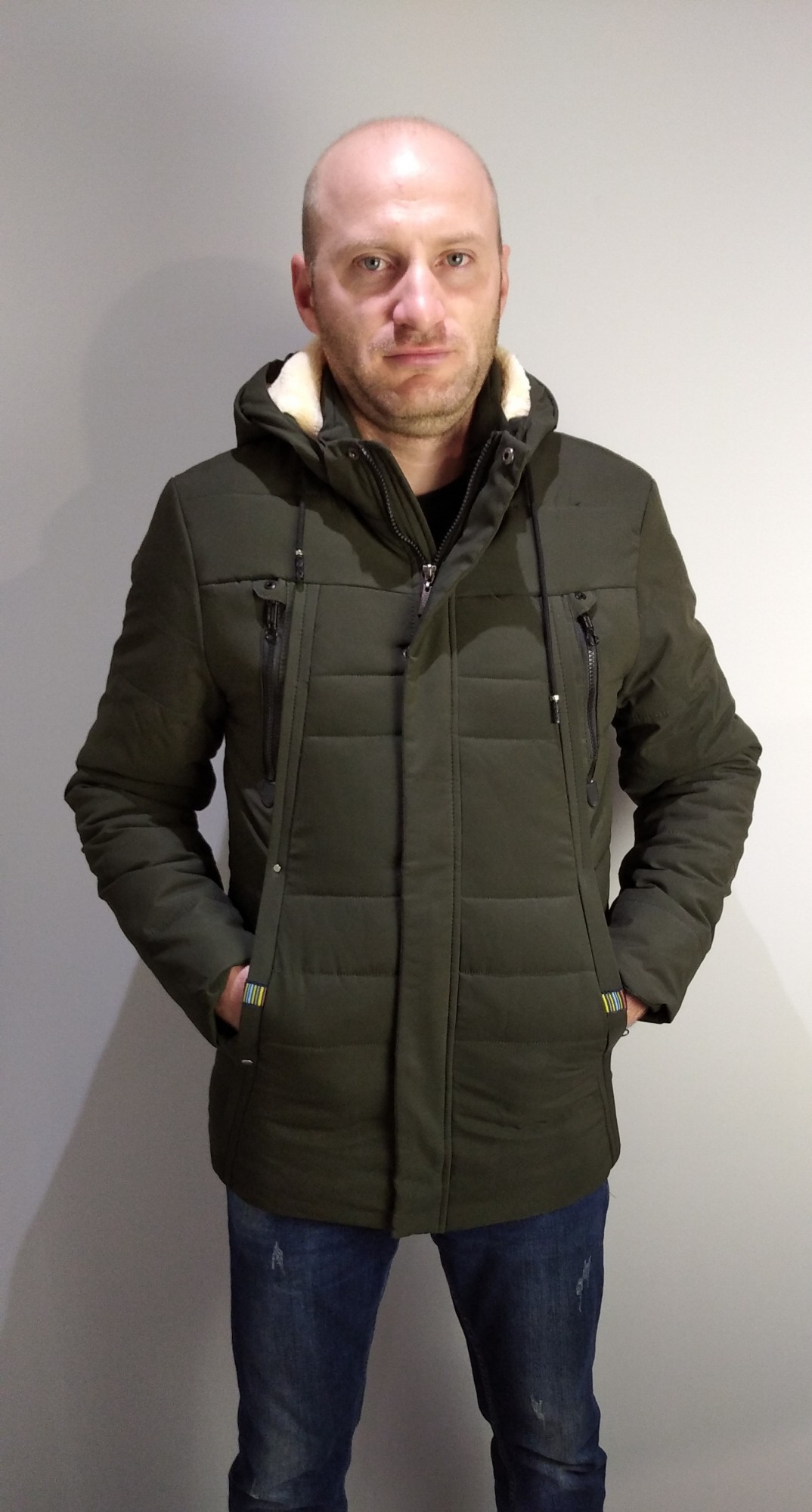 

Мужская зимняя куртка HAH Fushi 123 green XXL