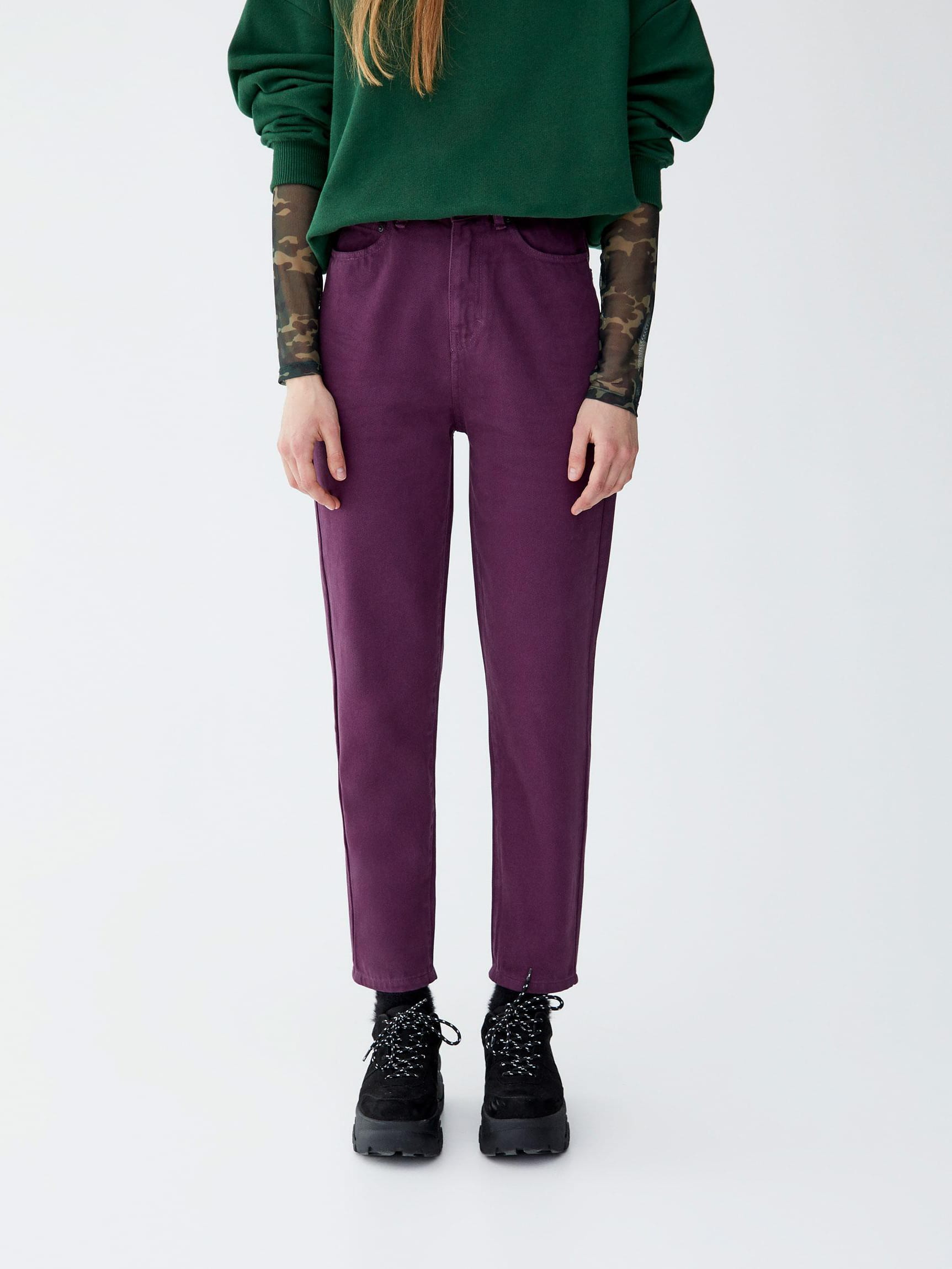 

Джинсы Pull & Bear 9680/381/612-ACXZ 42 Фиолетовые