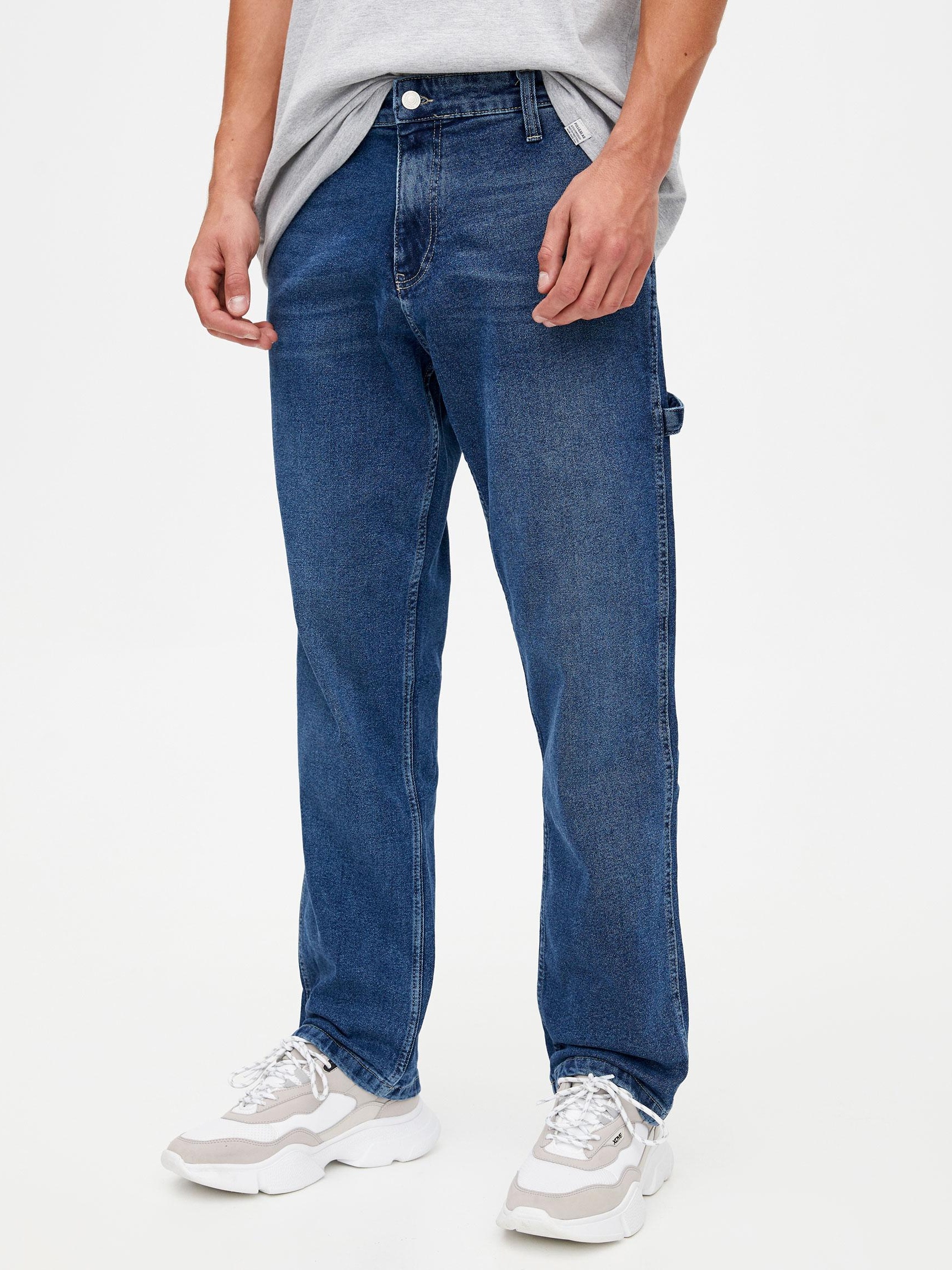

Джинсы Pull & Bear 9688/501/400-AAQJ 42 Темно-синие