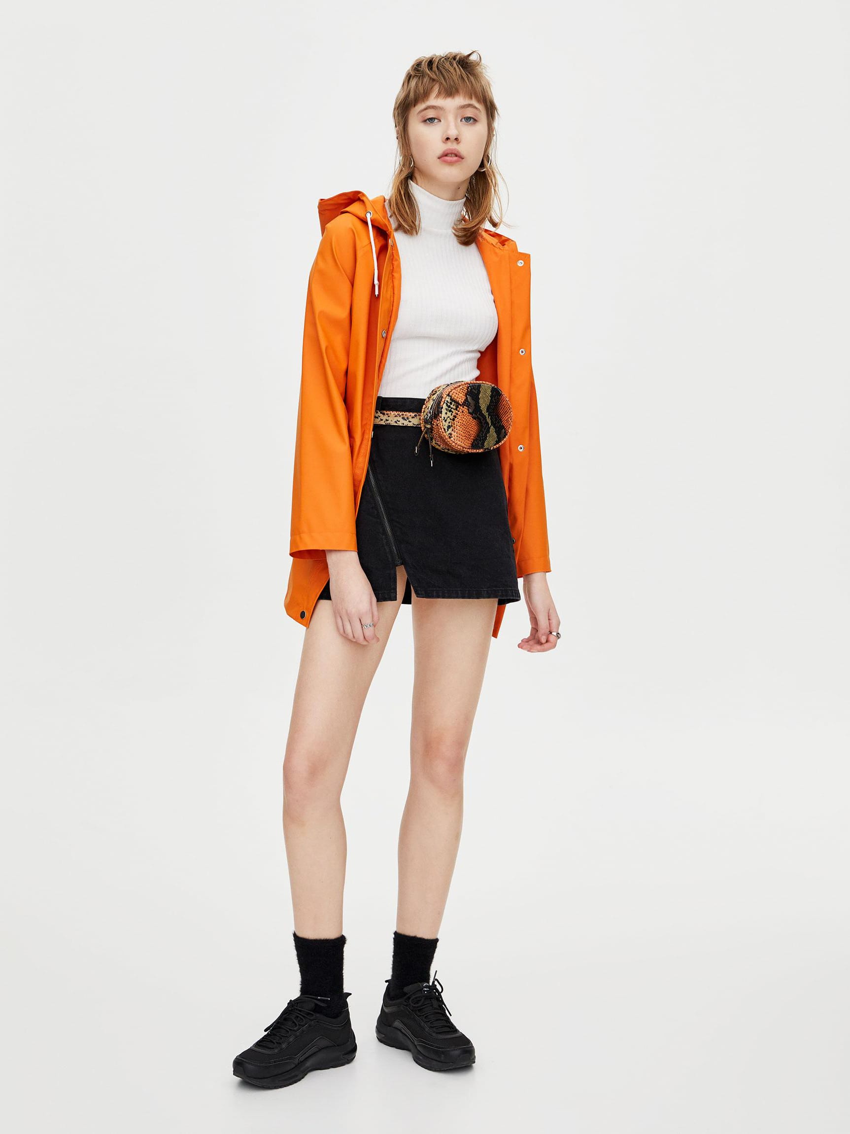 

Юбка Pull & Bear 5398/303/800-AAZJ M Светло-черная