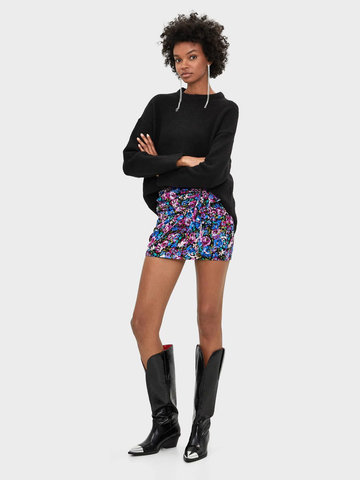 

Юбка Bershka 5113/962/164-ADMZ L Черная