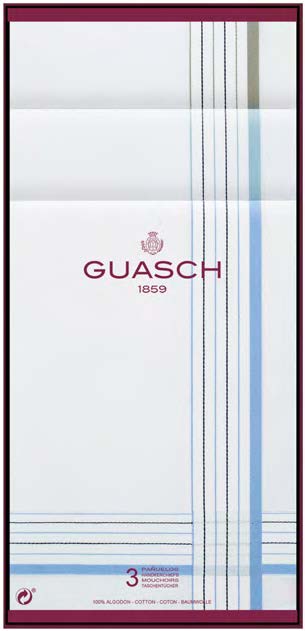 

Набор мужских носовых платков Guasch 104.92 D.24 (984)