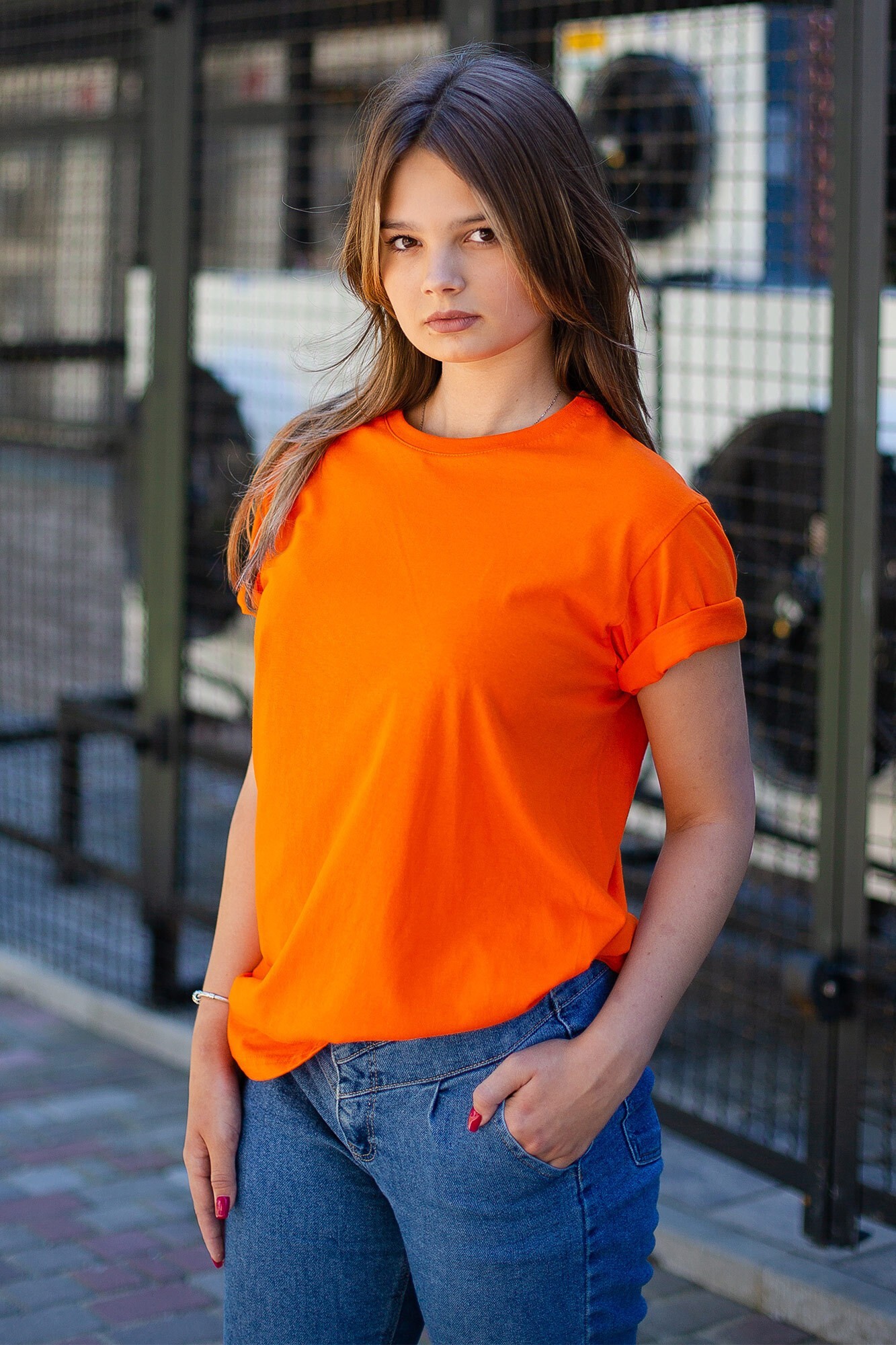 

Футболка Without Basic Woman  Orange, Футболка Without Basic Woman XL Orange