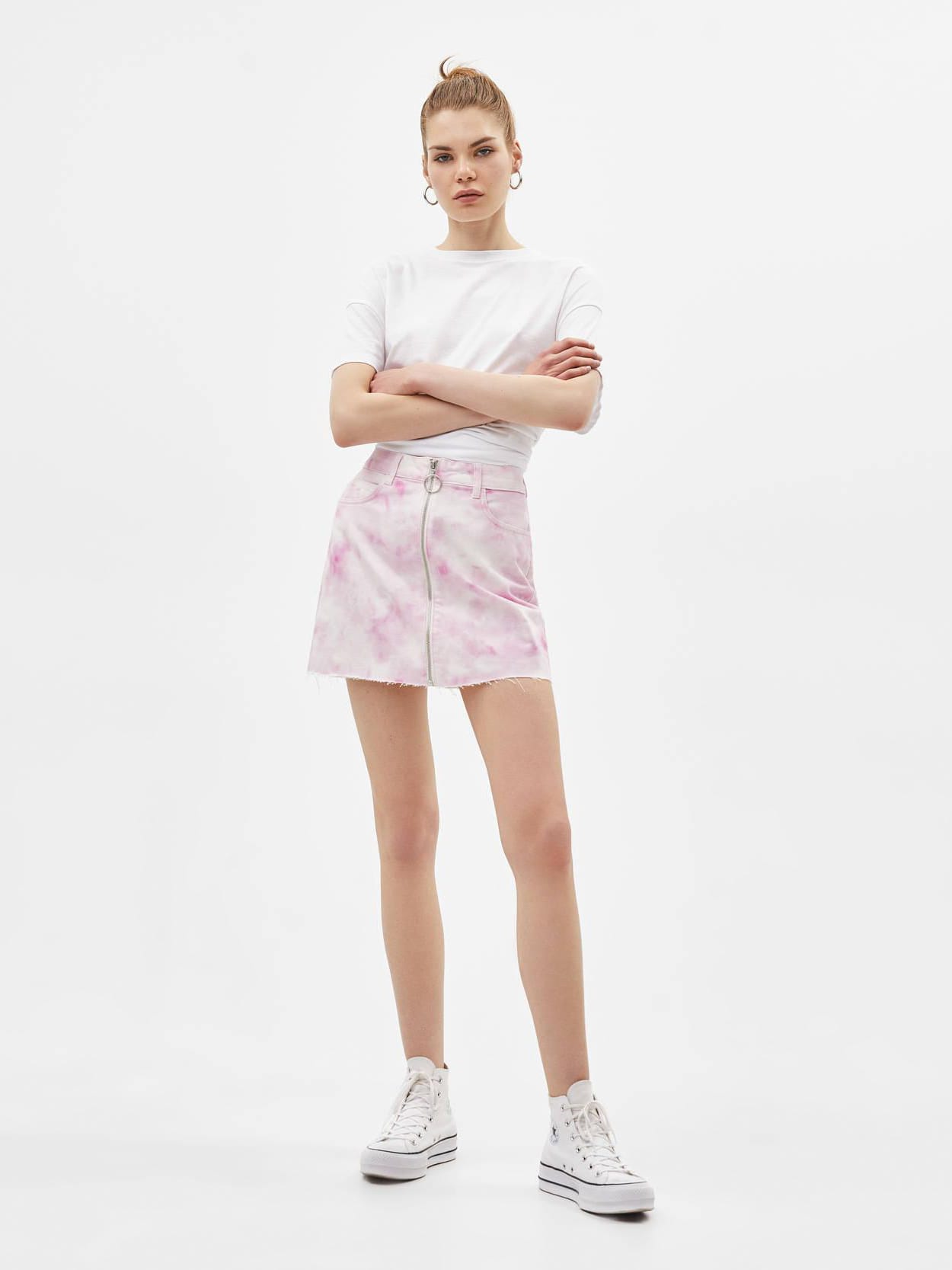 

Юбка Bershka 0789/019/902-ACWG 34 Розовая