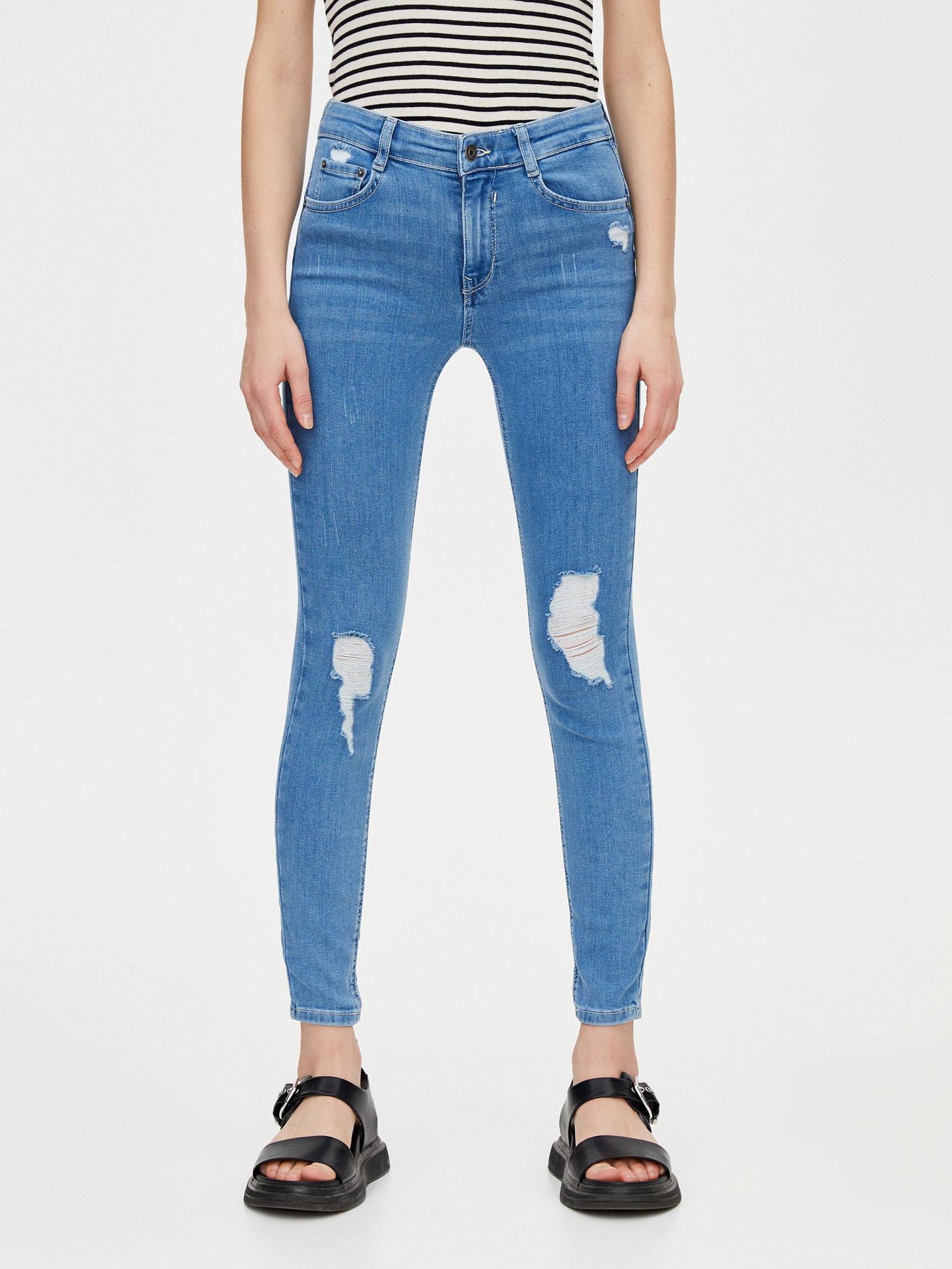 

Джинсы Pull & Bear 9687/331/400-ACWX 34 Светло-синие