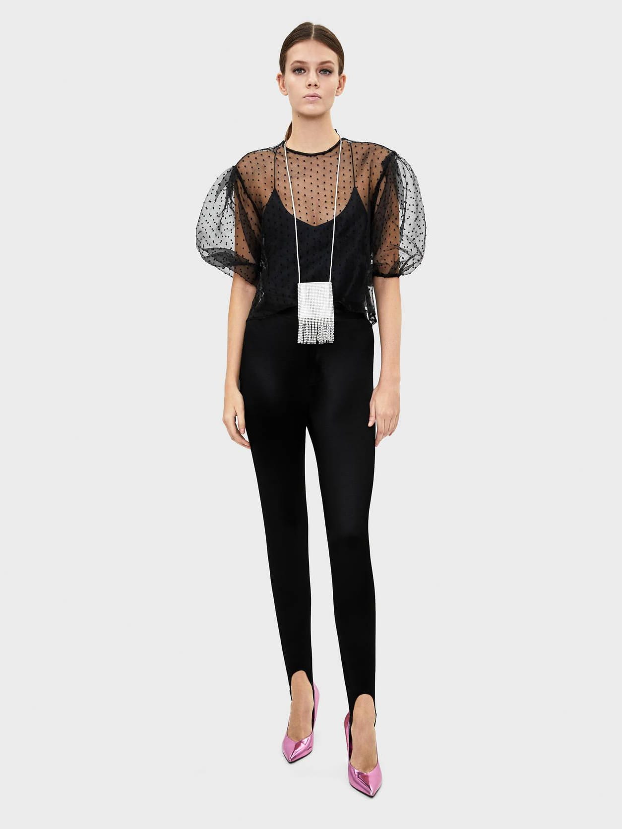 

Лосины Bershka 5146/405/800-AAAD XS Черные