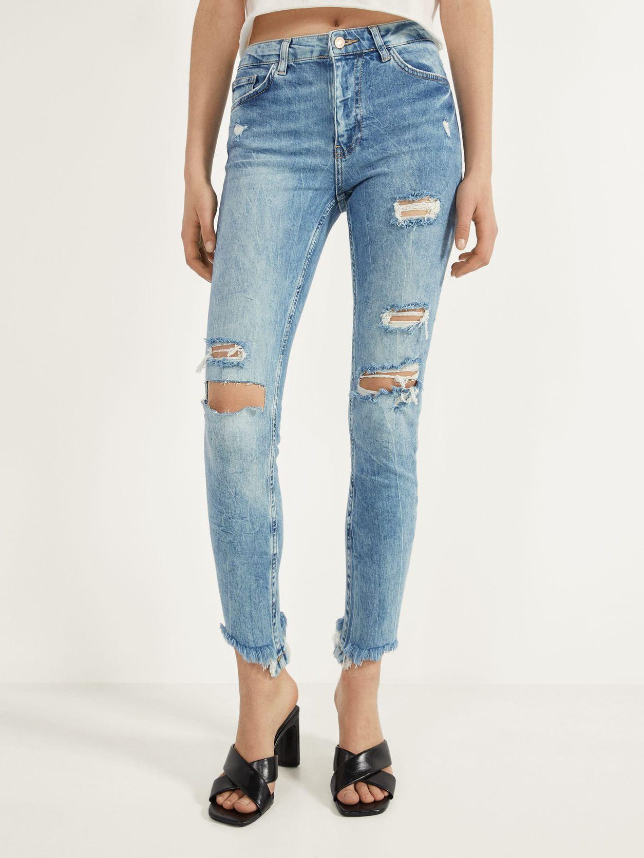 

Джинсы Bershka 0035/220/461-ACXD 36 Синие