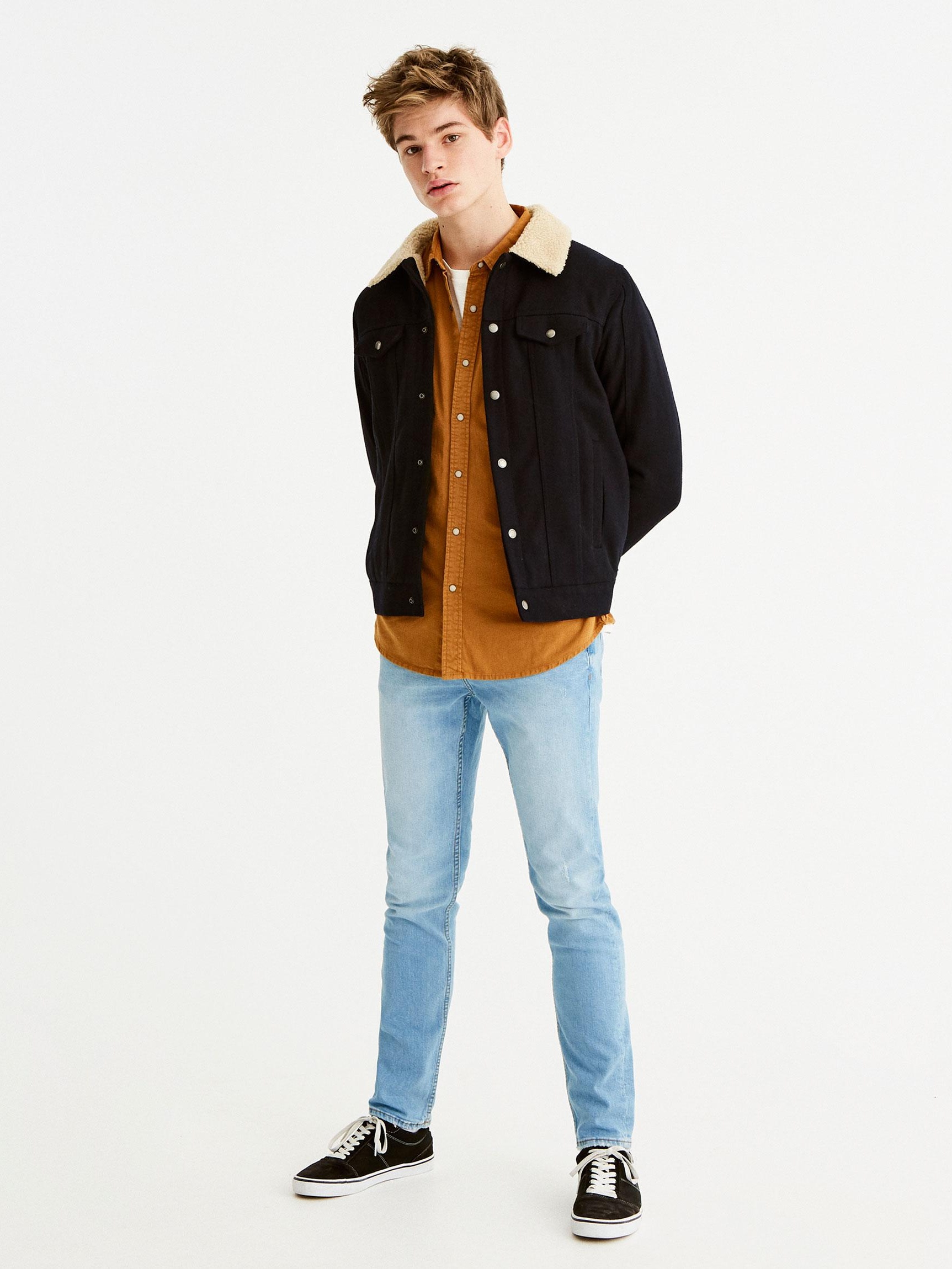

Джинсы Pull & Bear 5687/507/400-ACUP 38 Голубые