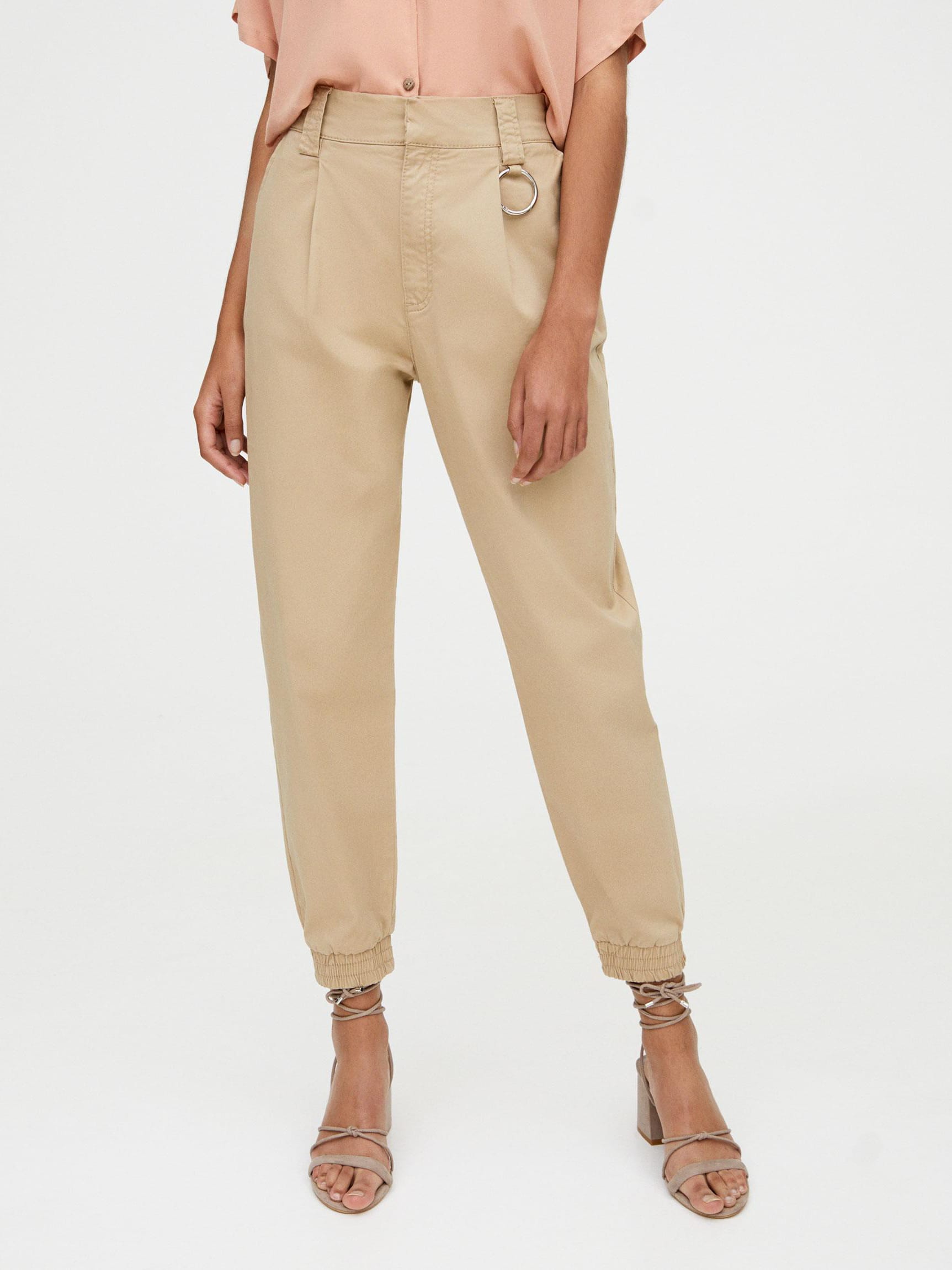 

Брюки Pull & Bear 9670/314/711-ACTQ S Бежевые