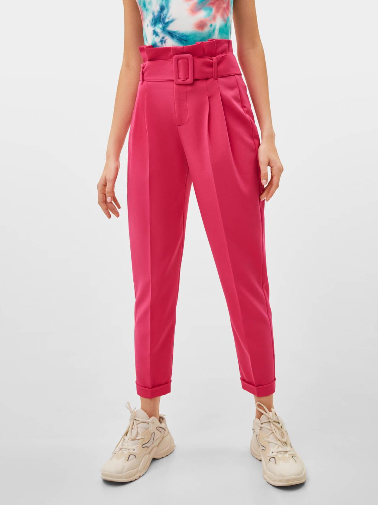 

Брюки Bershka 5075/168/164-ACSO 44 Ярко-розовые