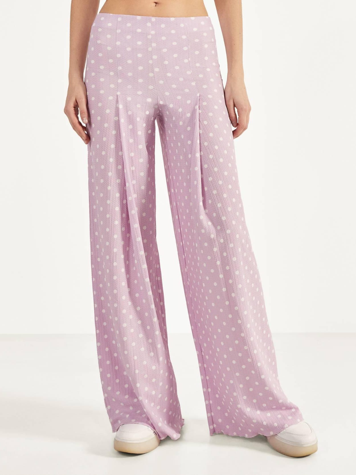 

Брюки Bershka 0088/187/612-ADSS M Сиреневые