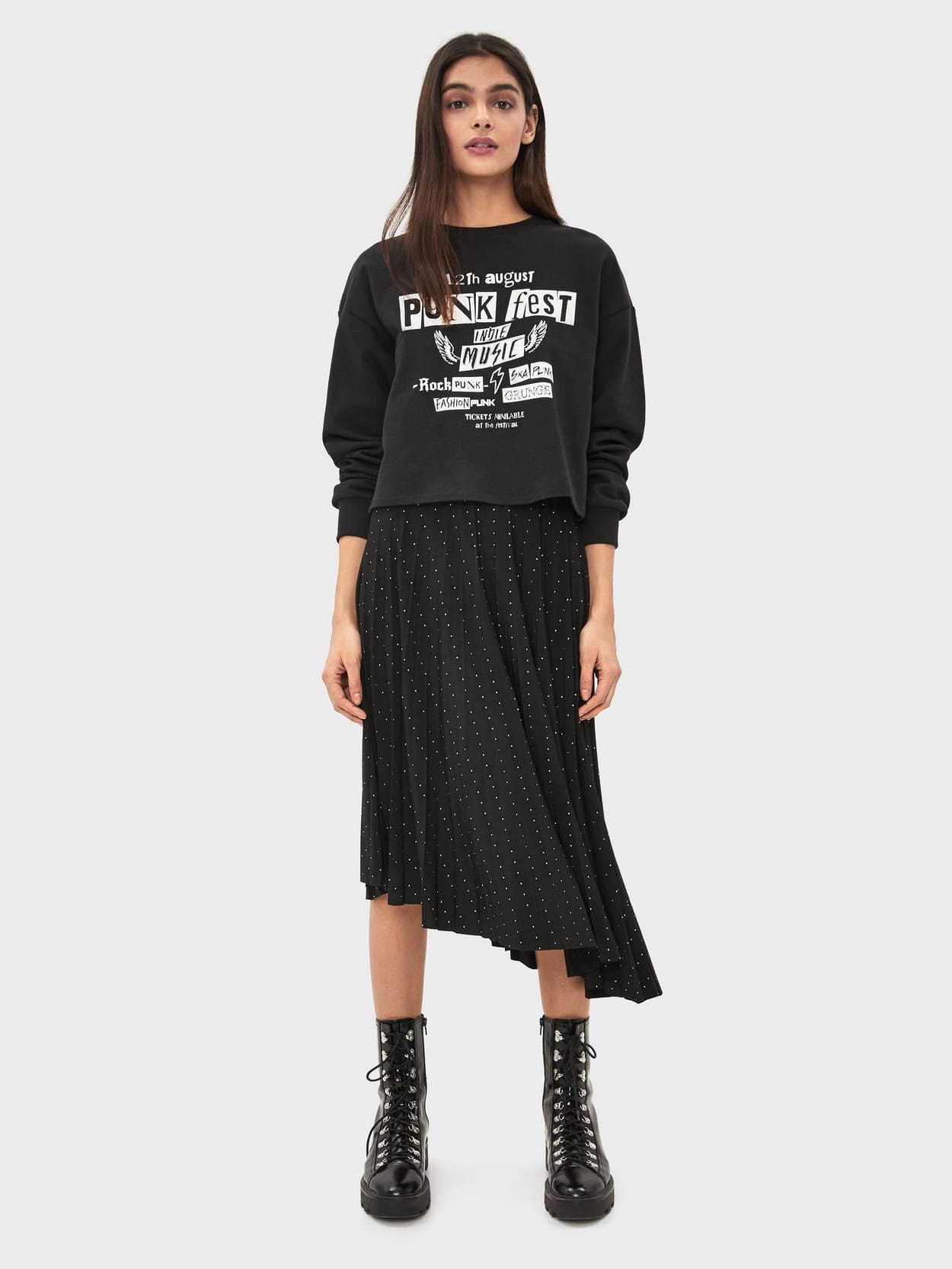 

Юбка Bershka 5753/326/800-ADMZ XS Черная