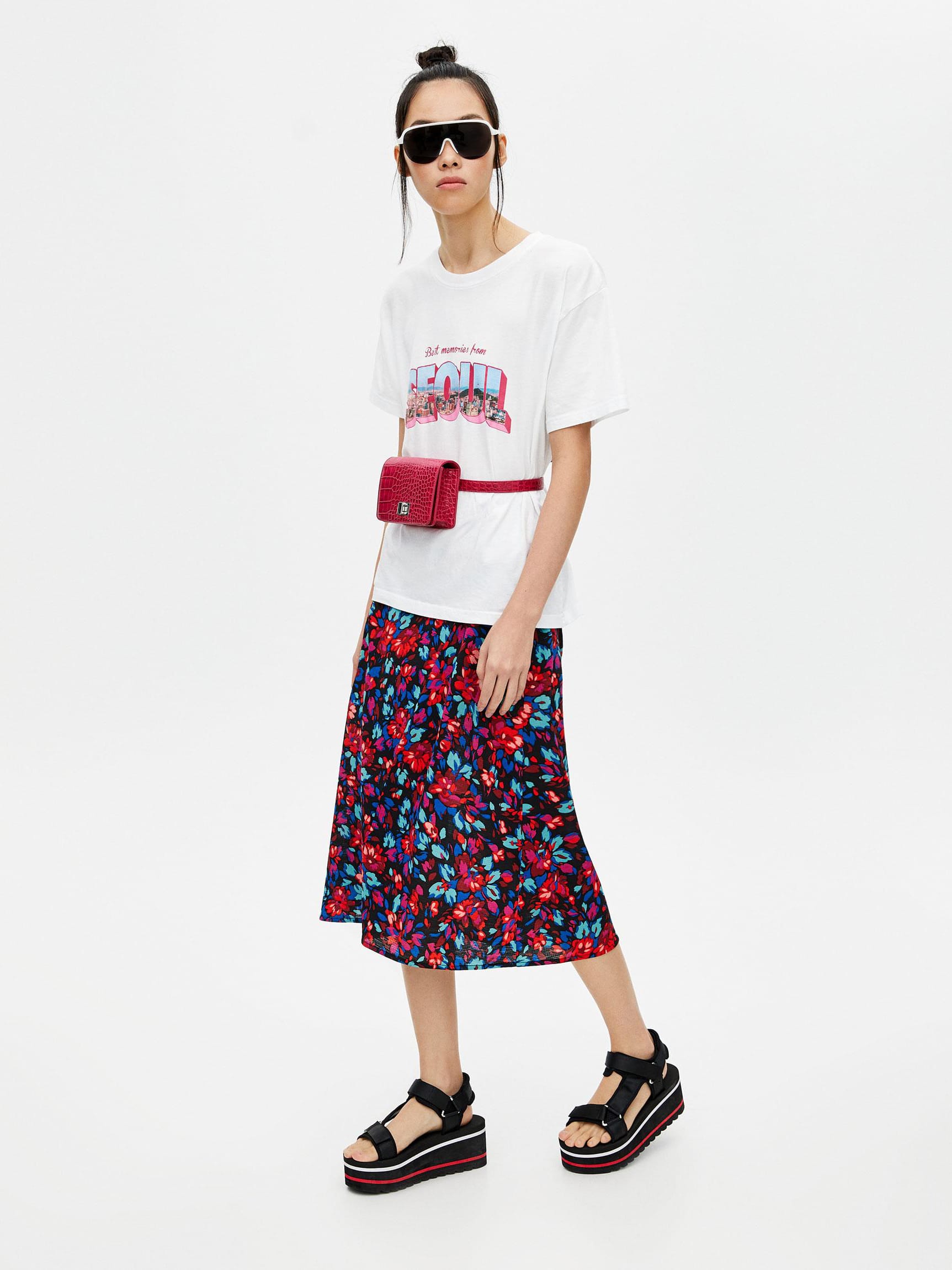 

Юбка Pull & Bear 5398/361/800-AANL M Разноцветная