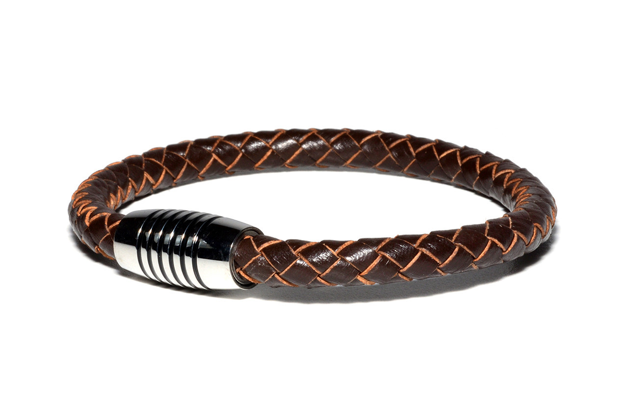 

Браслет Кожаный MS Bracelet Leather Brown 392msb мужской Коричневый 21 размер