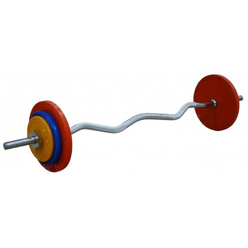 

Штанга InterAtletika W-образная 25 кг W-25
