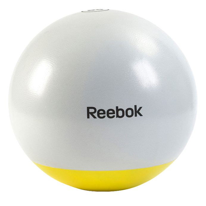 

Мяч гимнастический Reebok RSB-10015 - 55 см серый/желтый